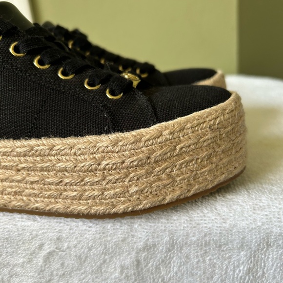 Michael Kors Black Espadrille Casual Shoes Sz 5 - Picture 5 of 14